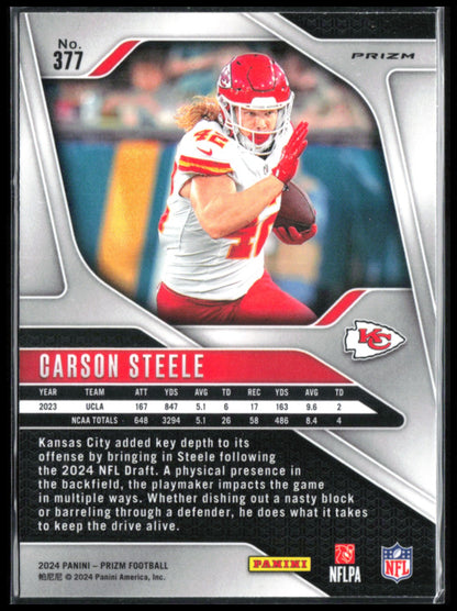 Carson Steele RC Silver Prizm