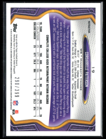 Cordarrelle Patterson RC Pink /399