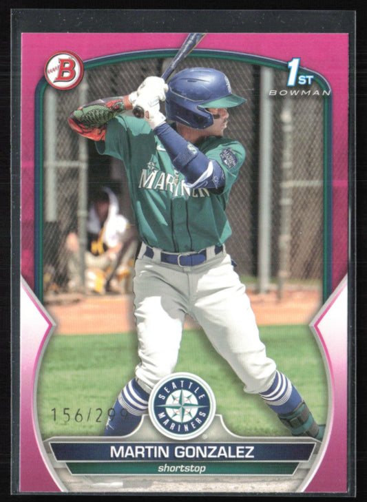 Martin Gonzalez 1st Bowman Fucshia /299