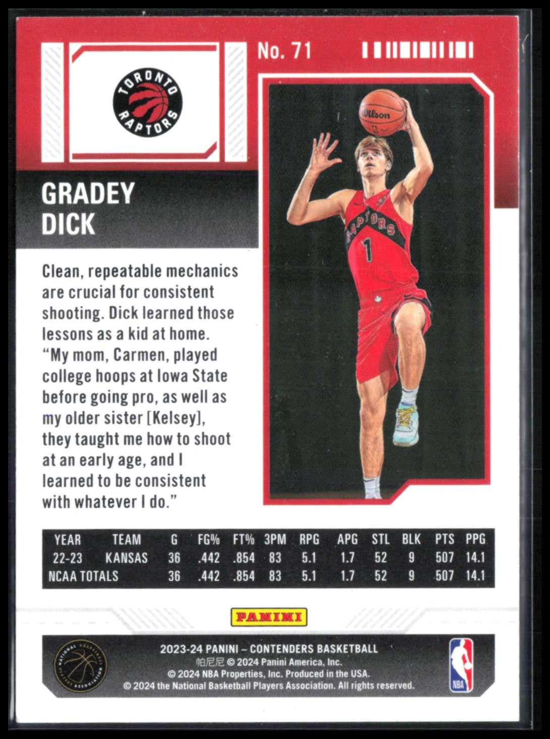 Gradey Dick RC