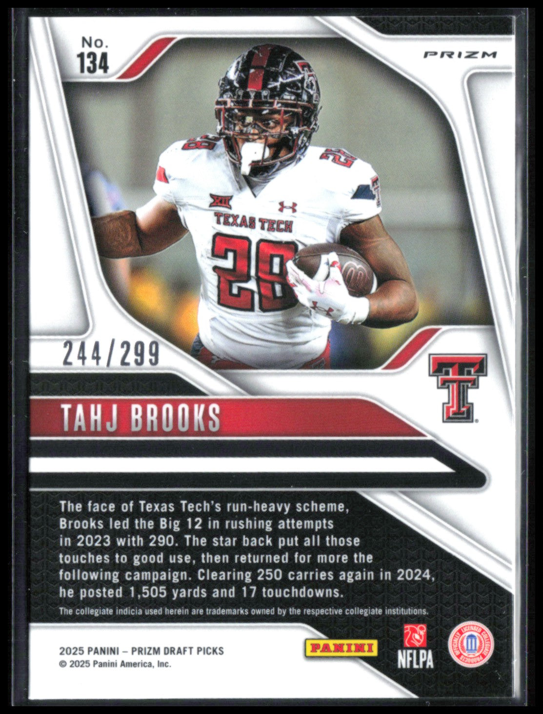 Tahj Brooks RC Blue Wave /299