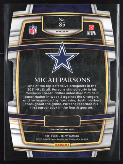 Micah Parsons RC RWB Die-Cut