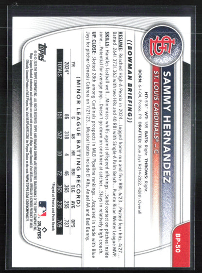 Sammy Hernandez 1st Bowman