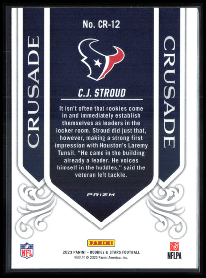 C.J. Stroud RC Crusade Red Plaid