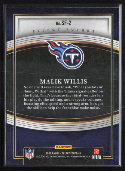 Malik Willis RC FUture