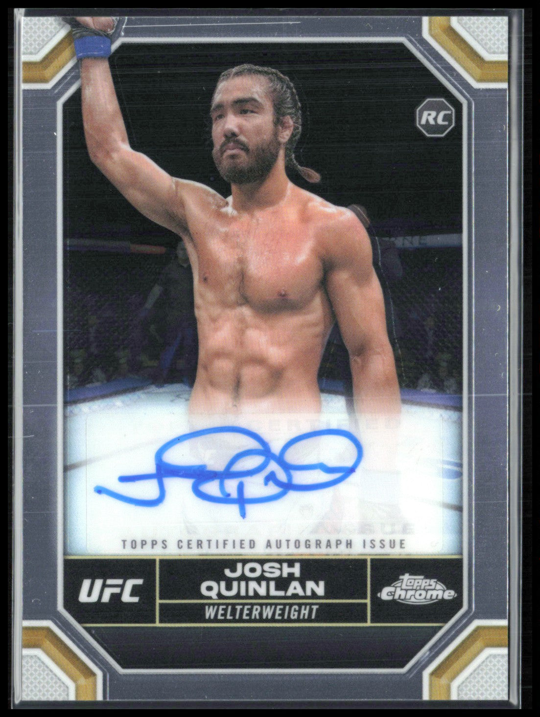 Josh Quinlan RC Auto 2024 Topps Chrome UFC