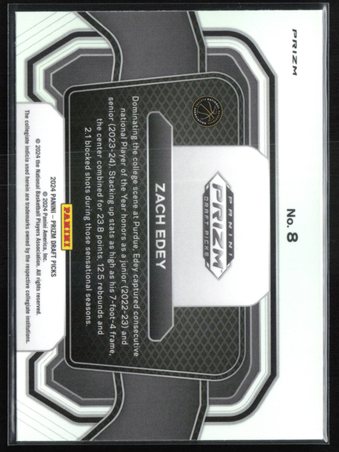 Zach Edey RC Green Prim