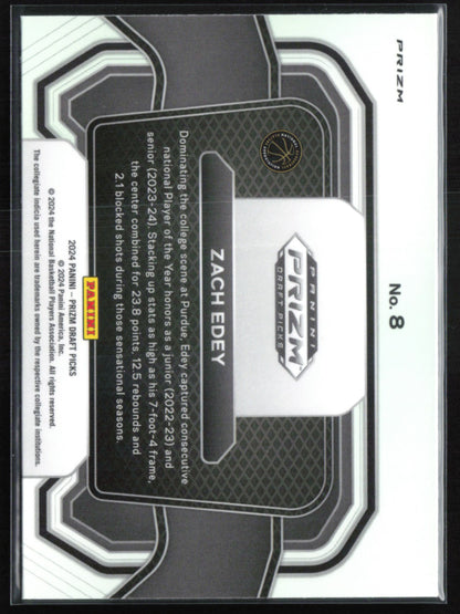 Zach Edey RC Green Prim
