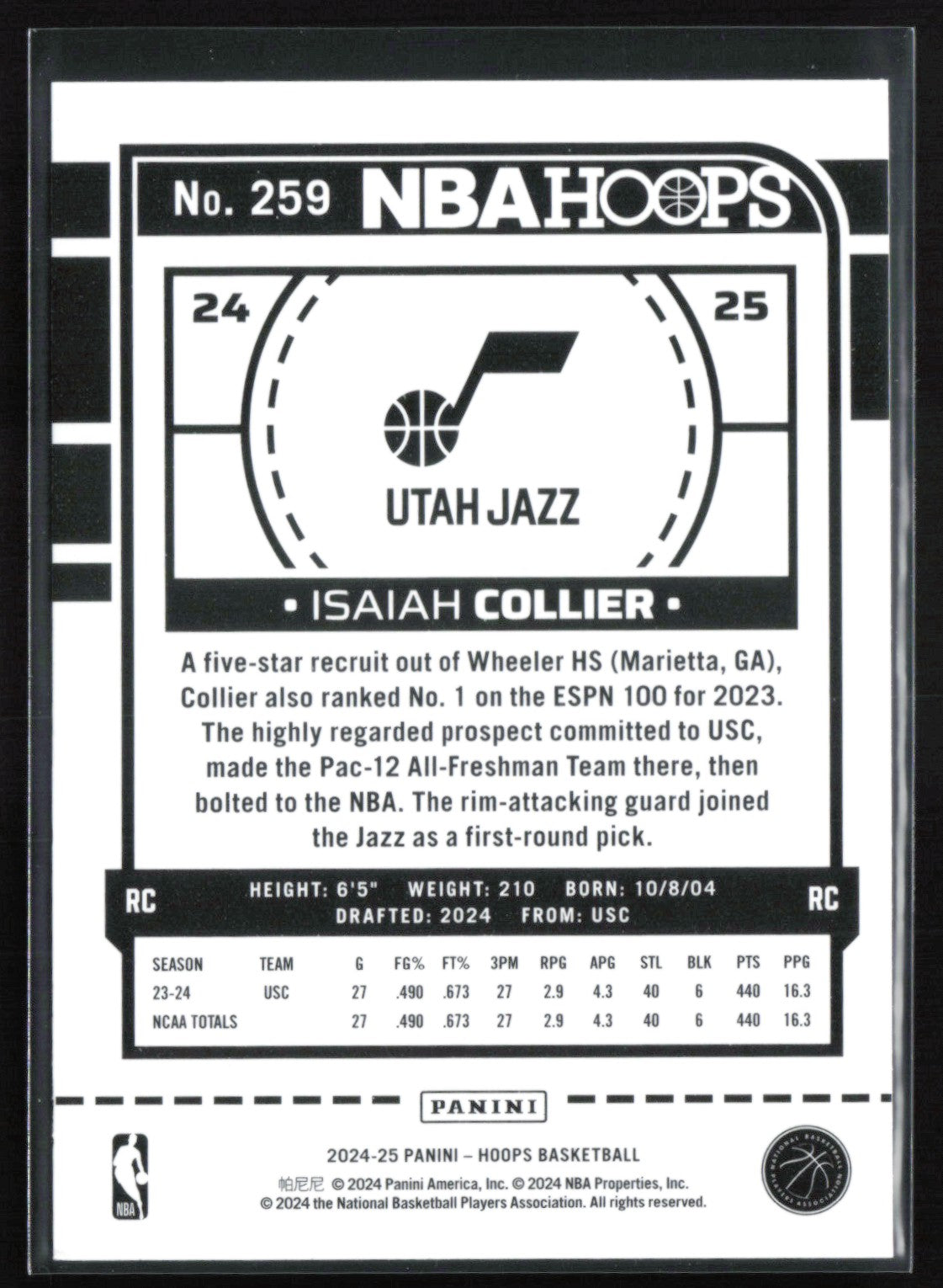 Isaiah Collier RC Purple