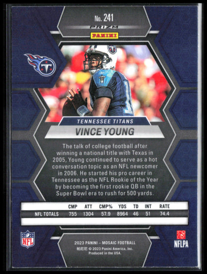 Vince Young Mosaic Prizm