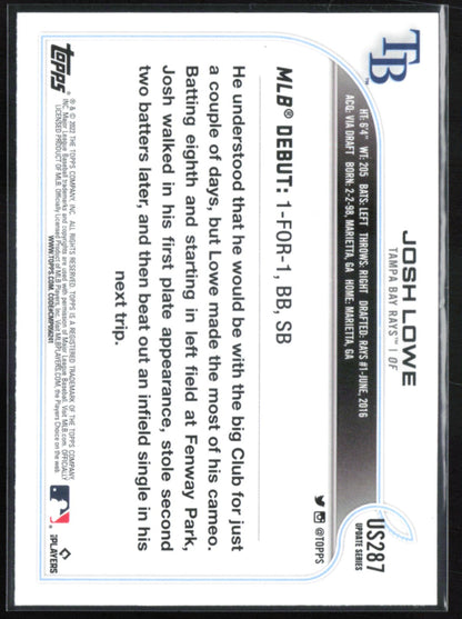 Josh Lowe RC Debut Rainbow Foil