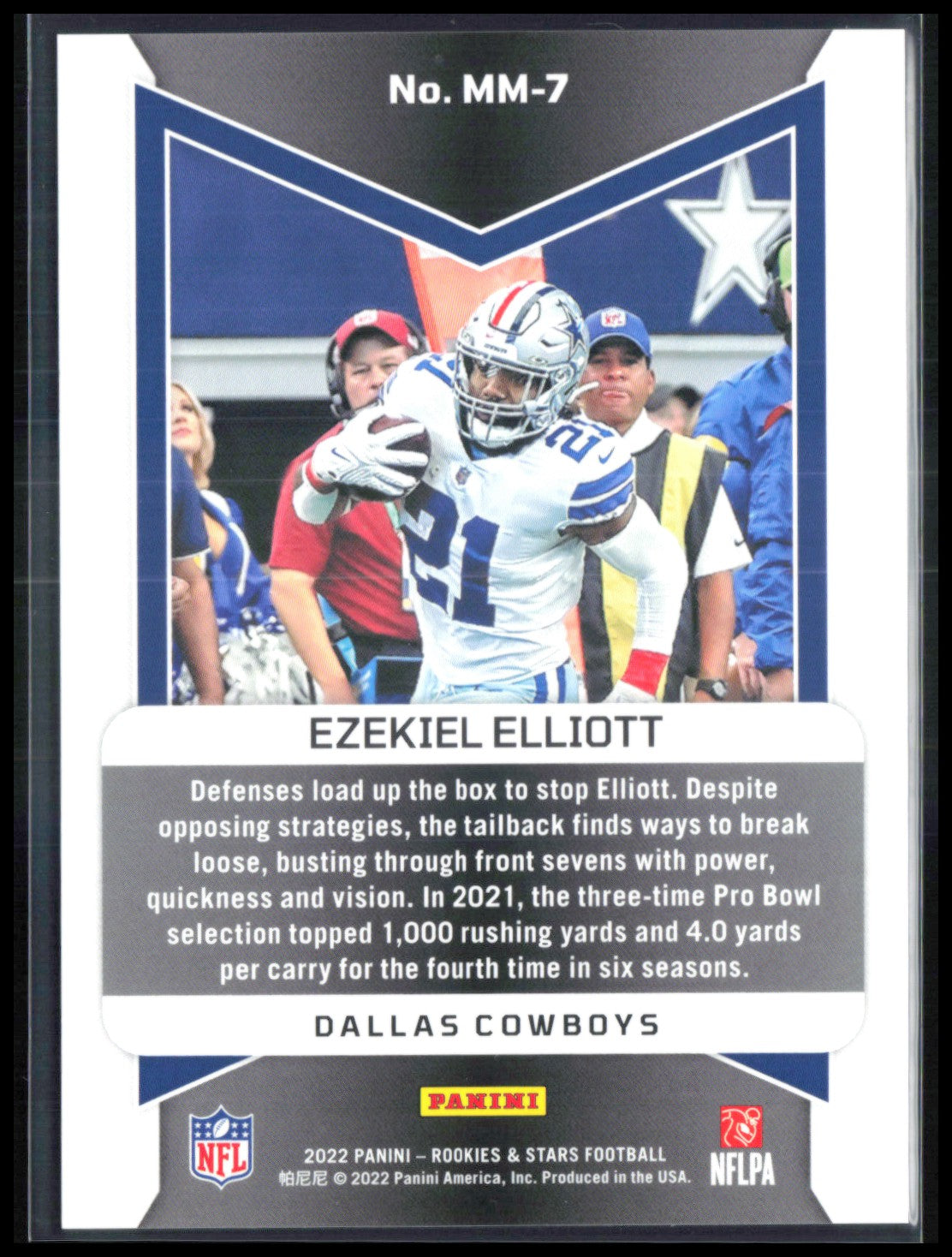 Ezekiel Elliott Green Foil /25 Man in Motion