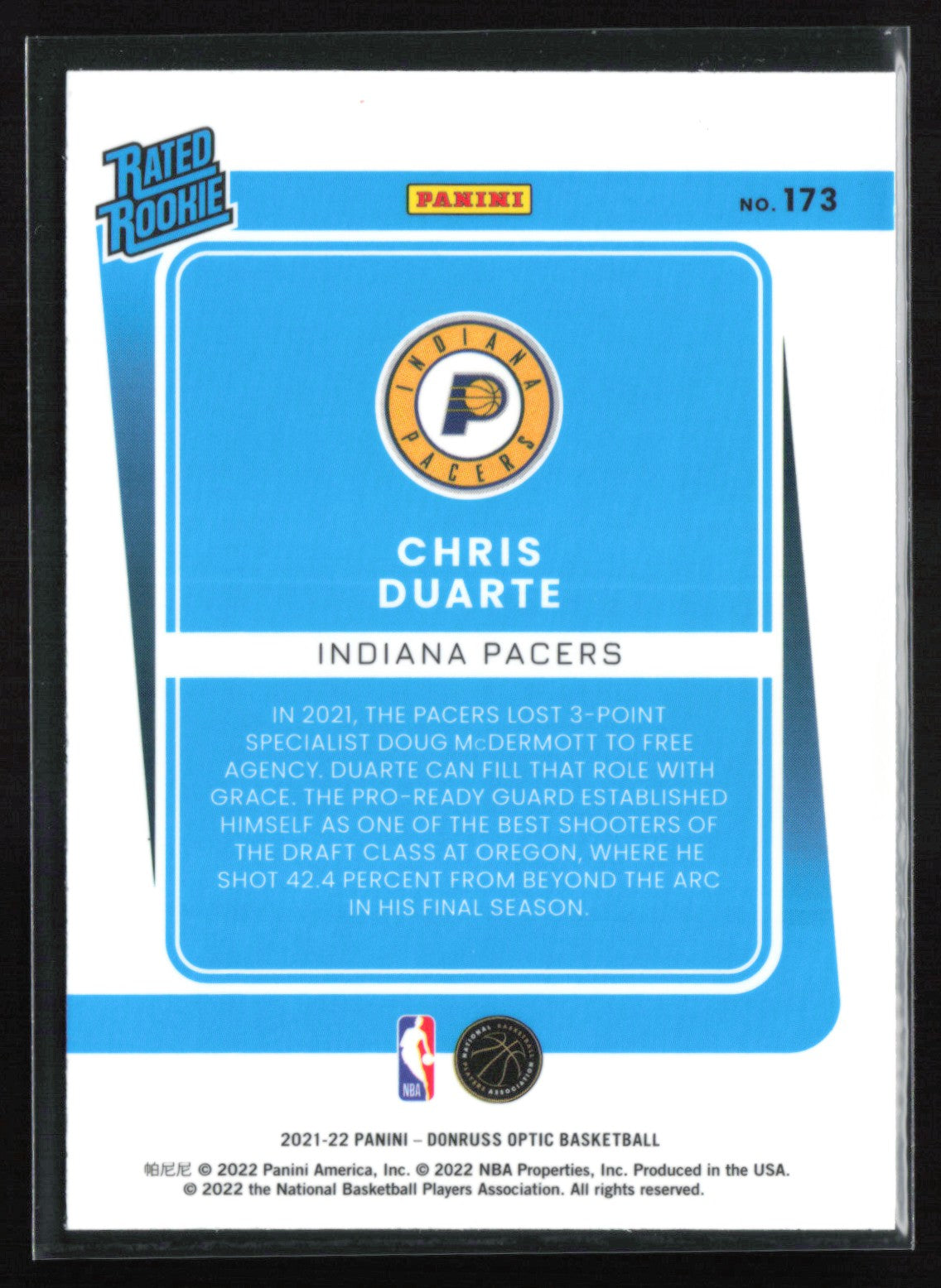 Chris Duarte RC