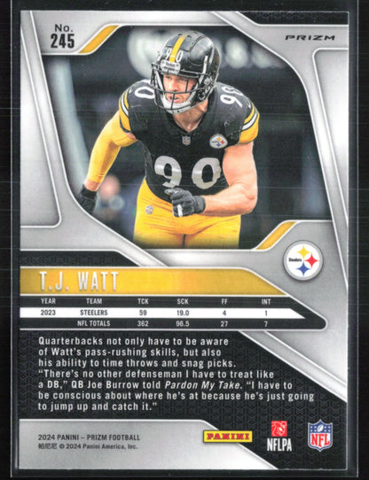 T.J. Watt Silver Prizm