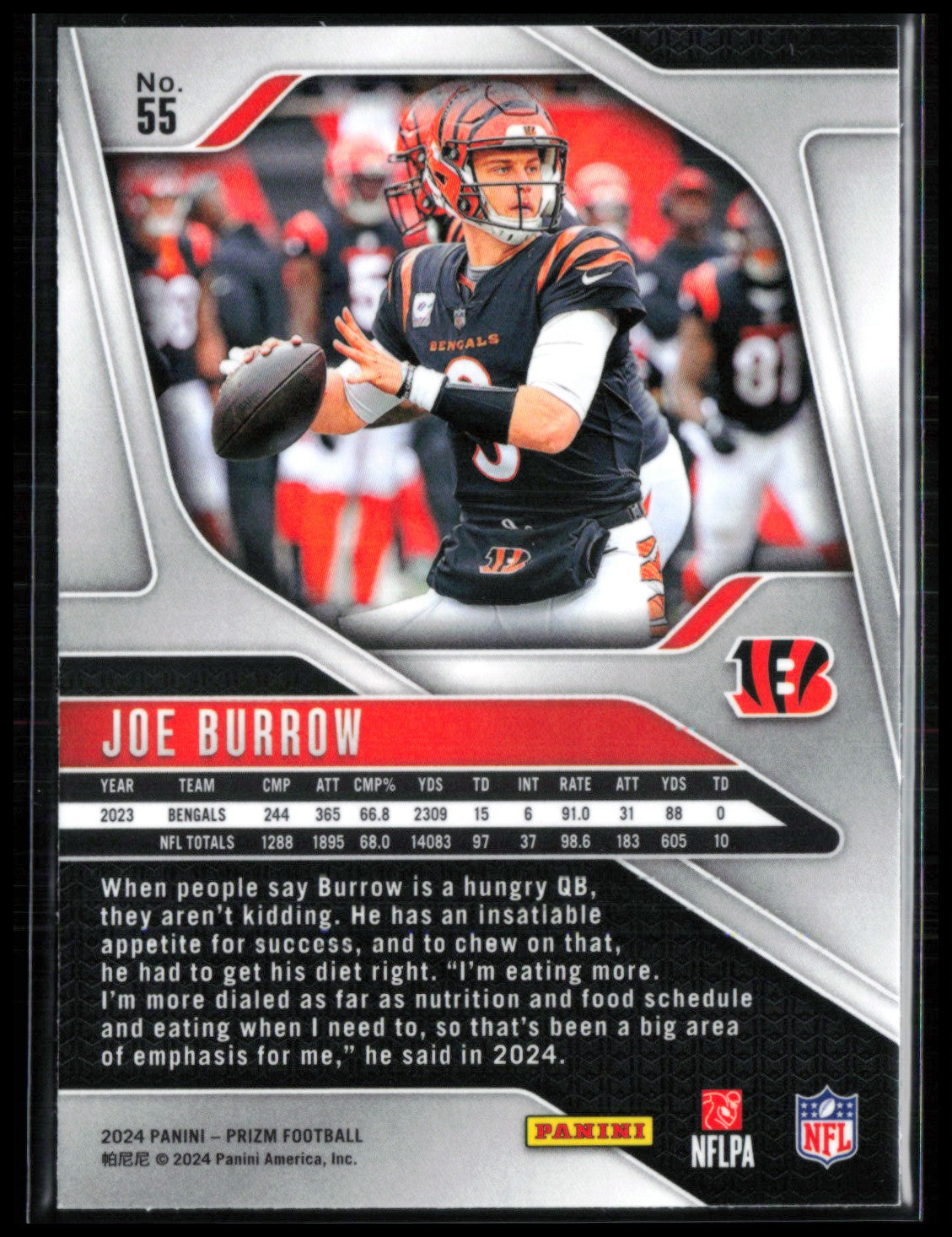 Joe Burrow 2024 Prizm