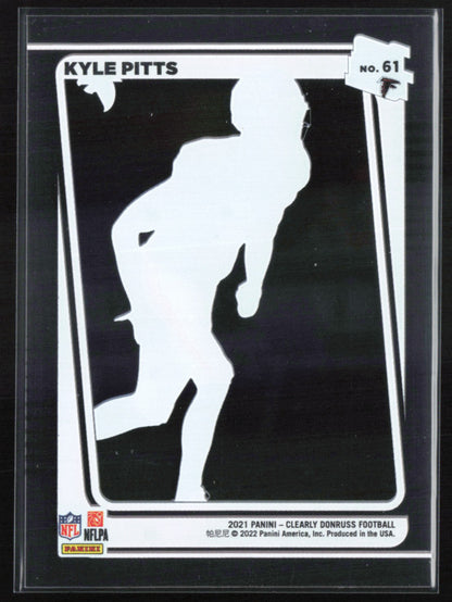 Kyle Pitts RC Clearly Donruss
