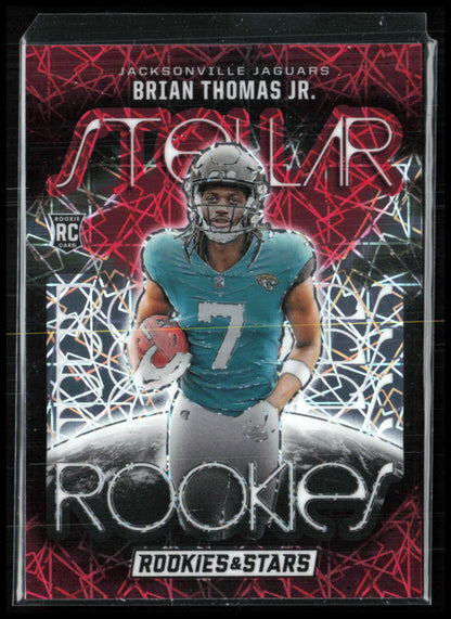 Brian Thomas Jr. RC Stellar Rookies Red Plaid
