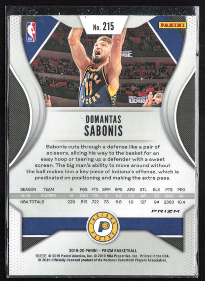 Domantas Sabonis Silver Prizm