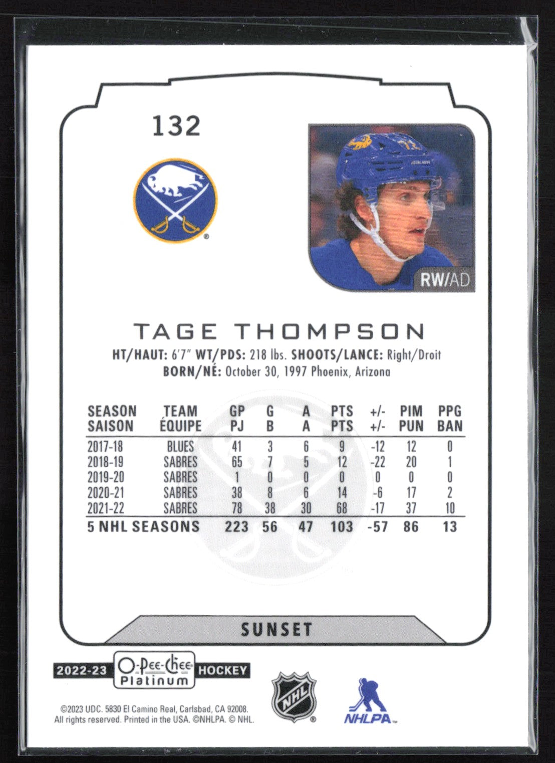 Tage Thompson Sunset Refractor