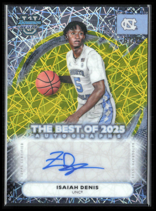 Isaiah Denis Auto Yellow /75