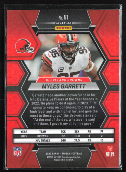 Myles Garrett Holo
