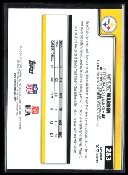 Jaylen Warren Pigskin Parallel
