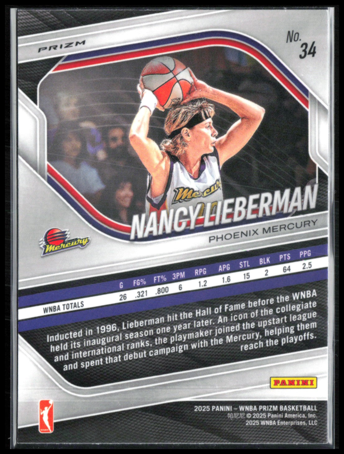Nancy Lieberman Blue Velocity