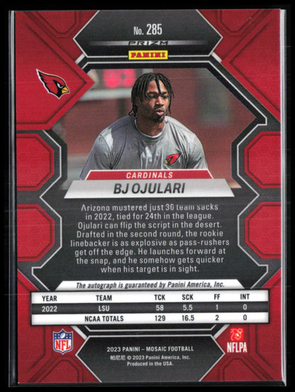 BJ Ojulari RC Auto Mosaic Prizm