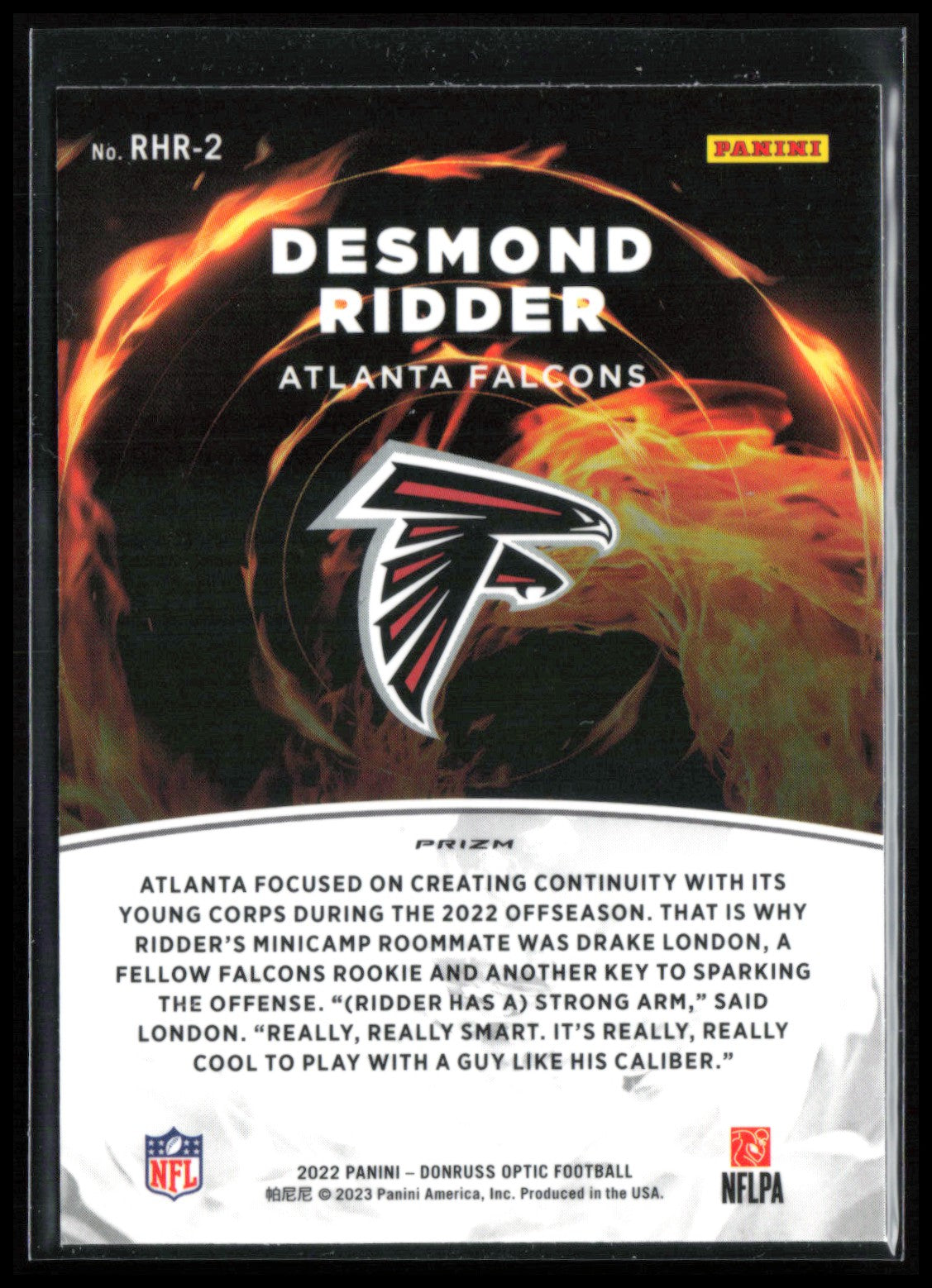 Desmond Ridder RC Holo