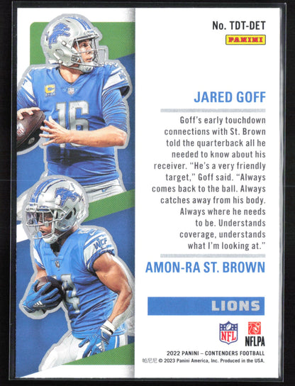 Amon-Ra St. Brown / Jared Goff