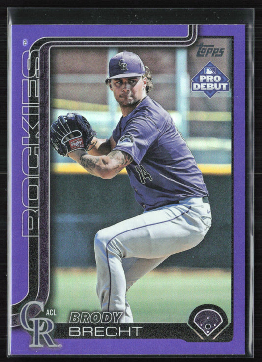 Brody Brecht Pro Debut Purple /299