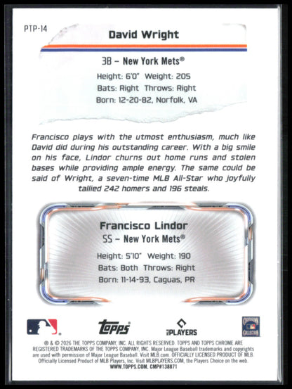 Francisco Lindor / David Wright