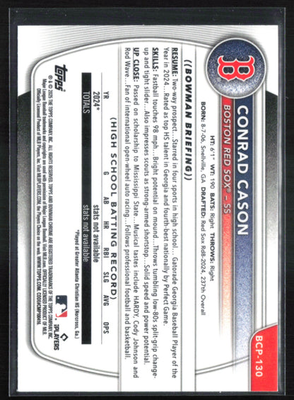 Conrad Cason 1st Bowman