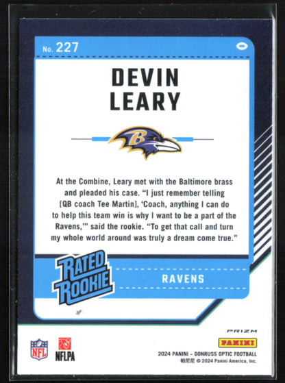 Devin Leary RC Pink Holo