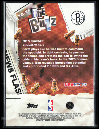 Ben Saraf RC The Buzz