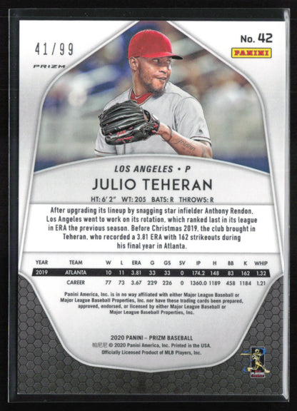 Julio Teheran Red Donuts /99