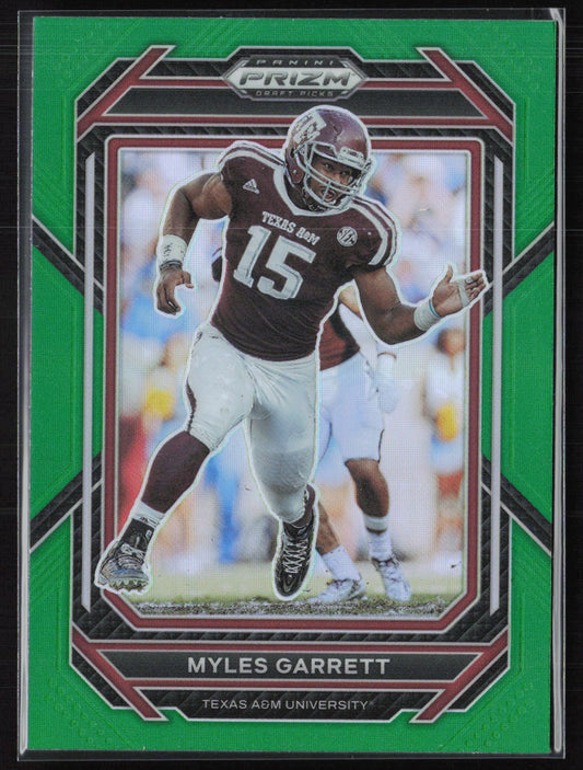 Myles Garrett Green Prizm