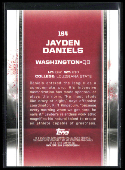 Jayden Daniels RC