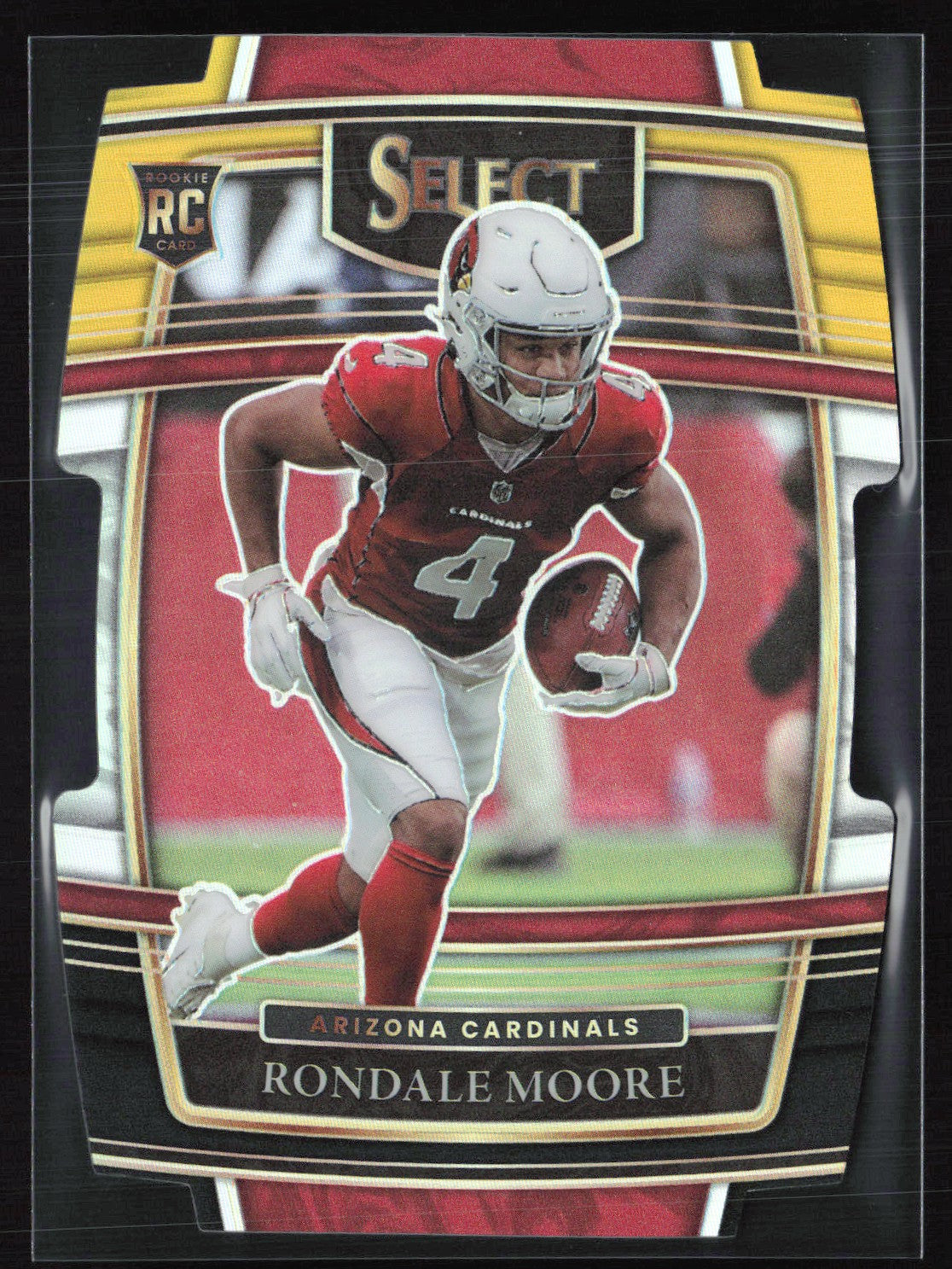 Rondale Moore RC Gold Black Die-Cut