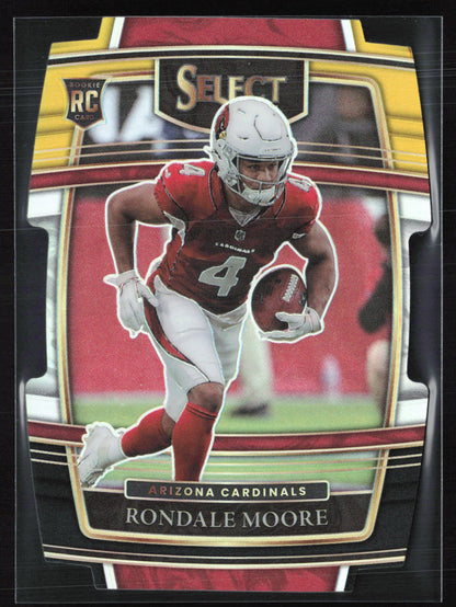 Rondale Moore RC Gold Black Die-Cut
