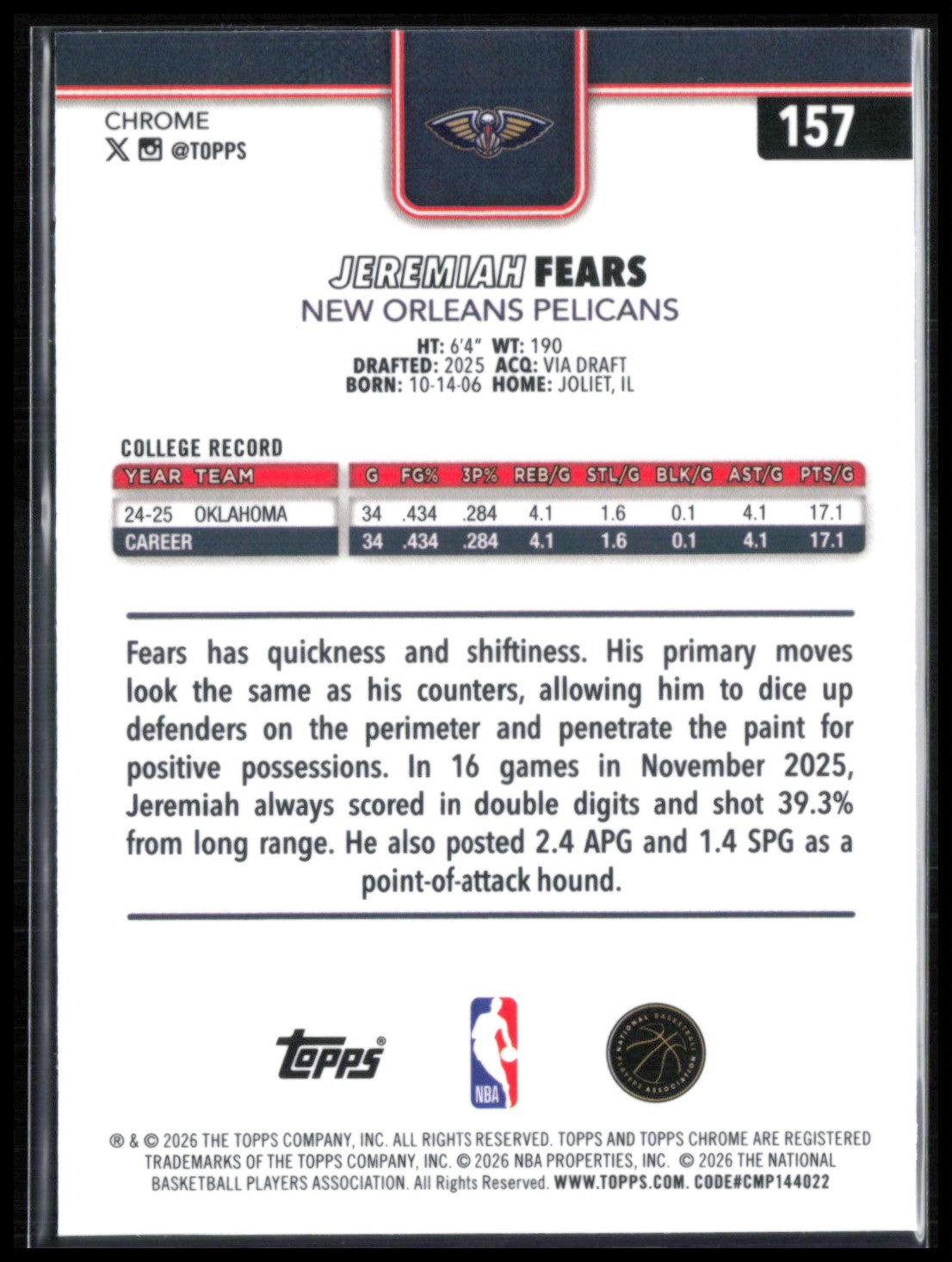 Jeremiah Fears RC