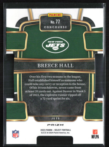 Breece Hall Silver Die-Cut