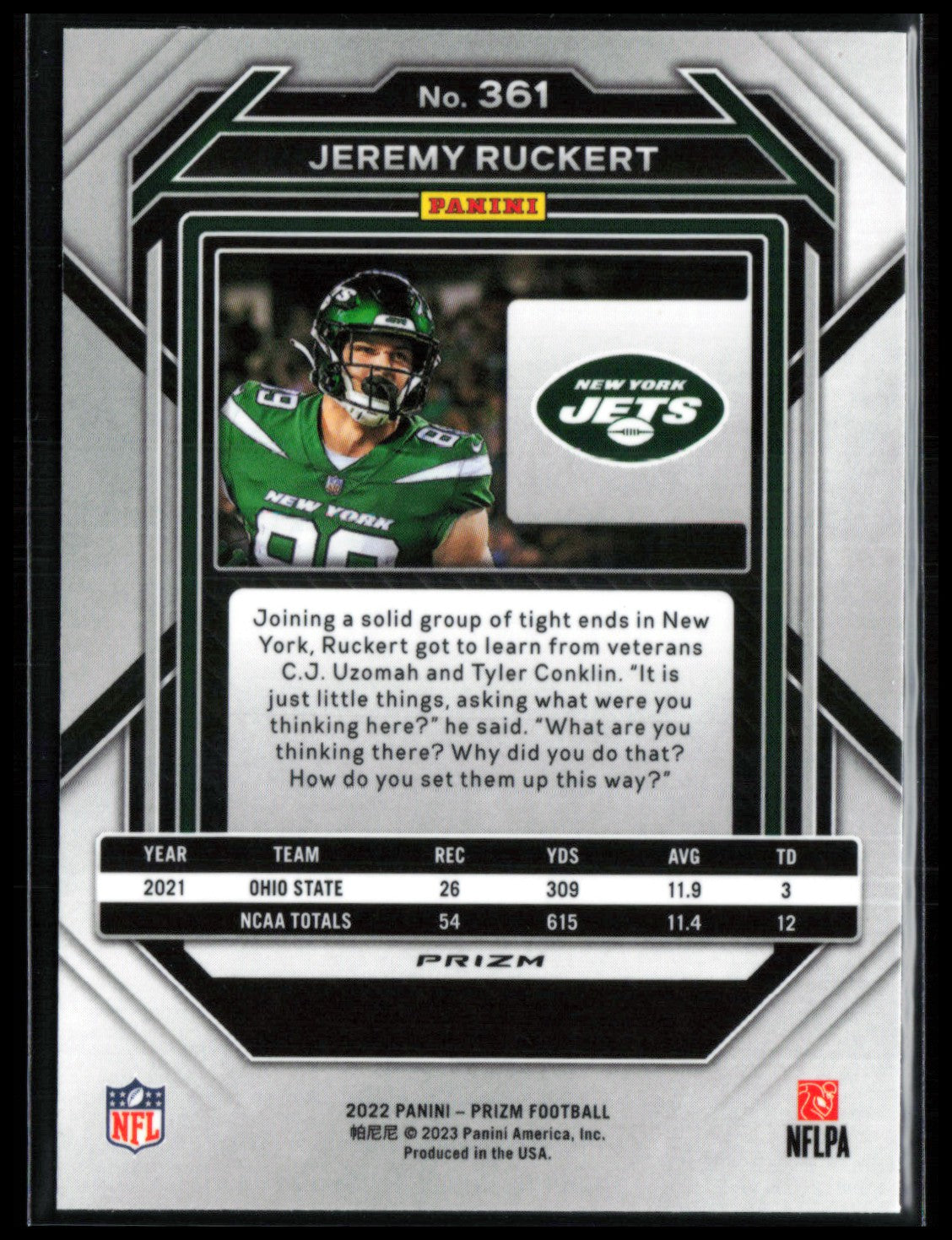 Jeremy Ruckert RC Silver Prizm