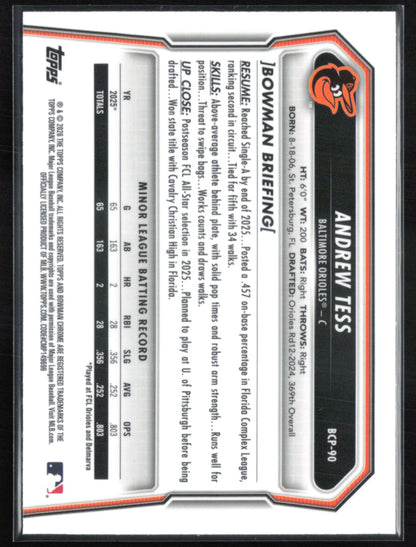 Andrew Morris 1st Bowman Mojo