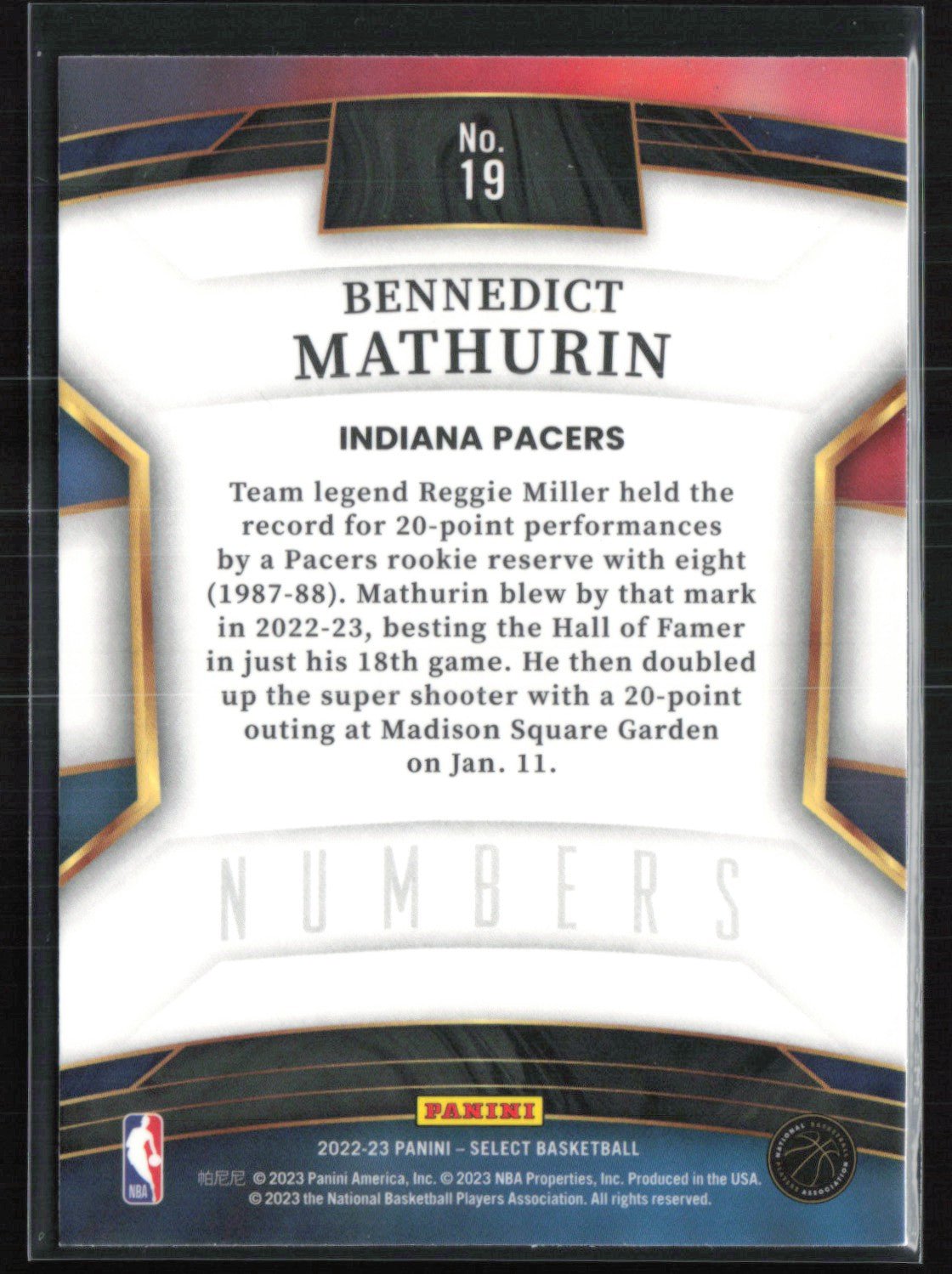 Bennedict Mathurin RC