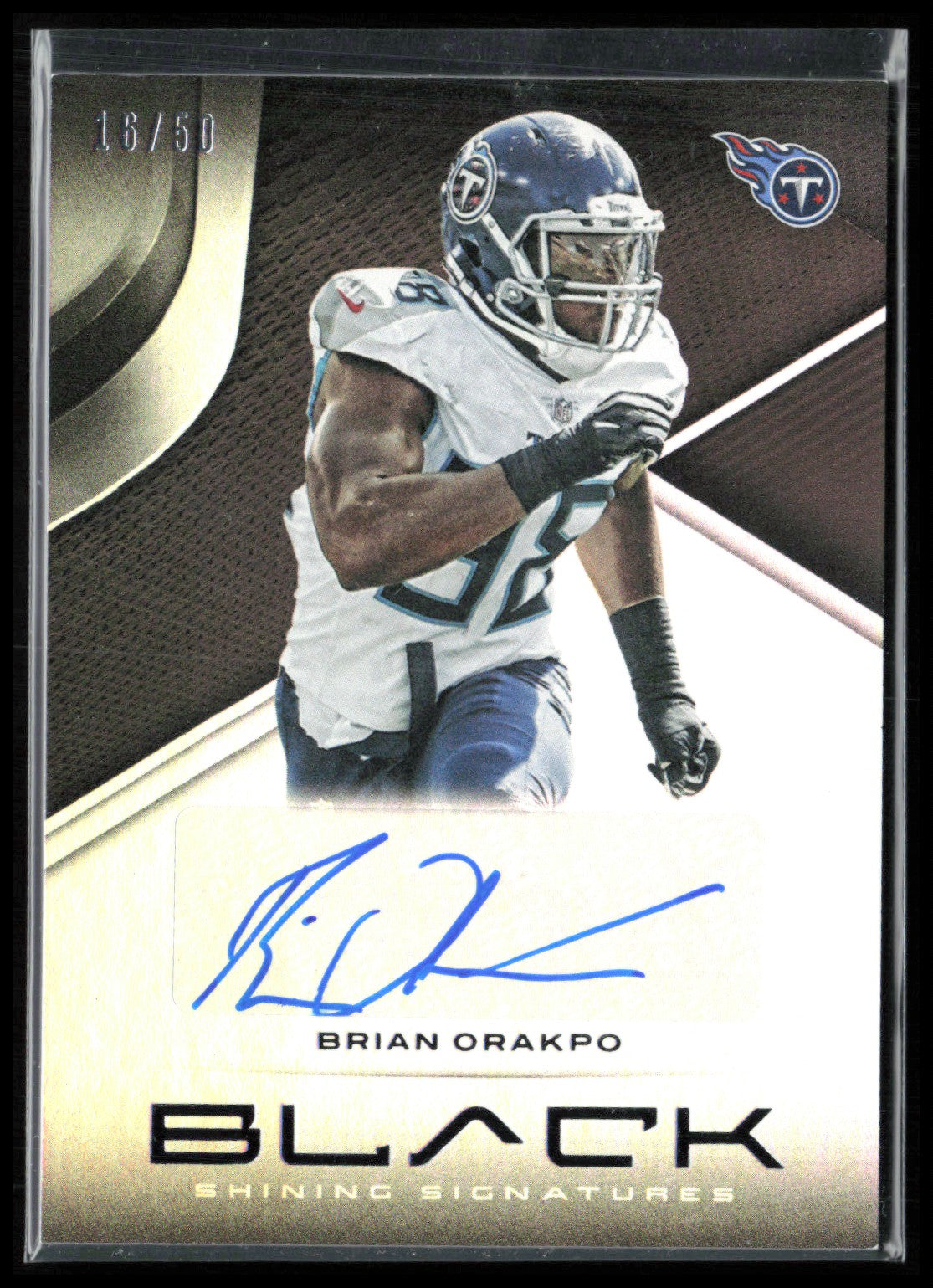 Brian Orakpo Auto /50 2019 Panini Black