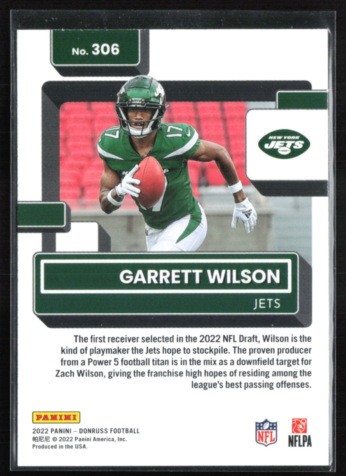 Garrett Wilson RC Rated Rookie
