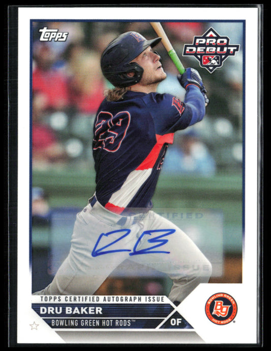 Dru Baker Pro Debut Auto