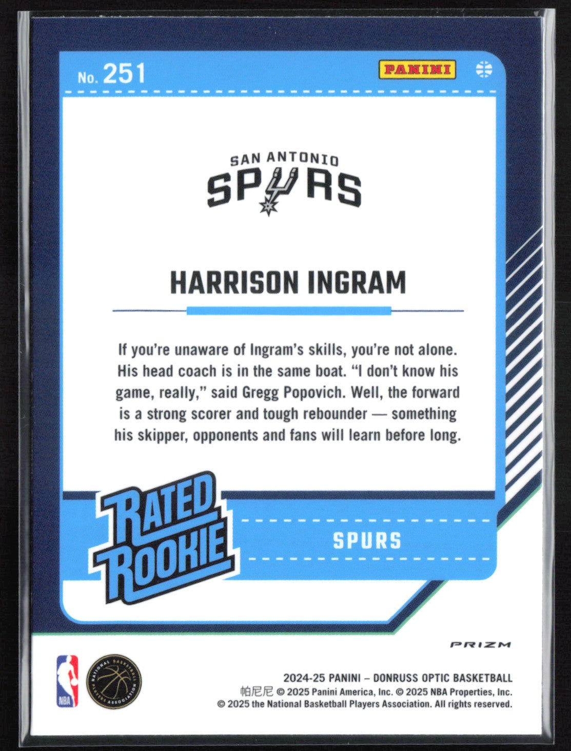 Harrison Ingram RC Holo