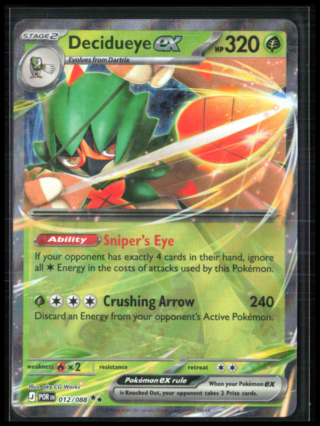Decidueye ex - 012/088